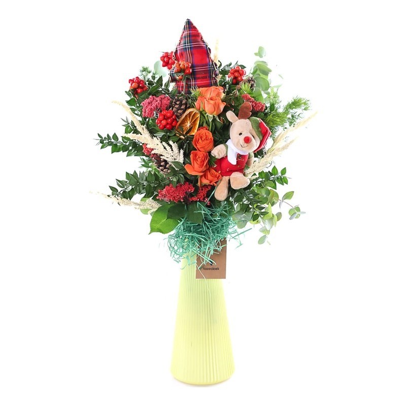 Christmas Sparkle Vazoda Çiçek